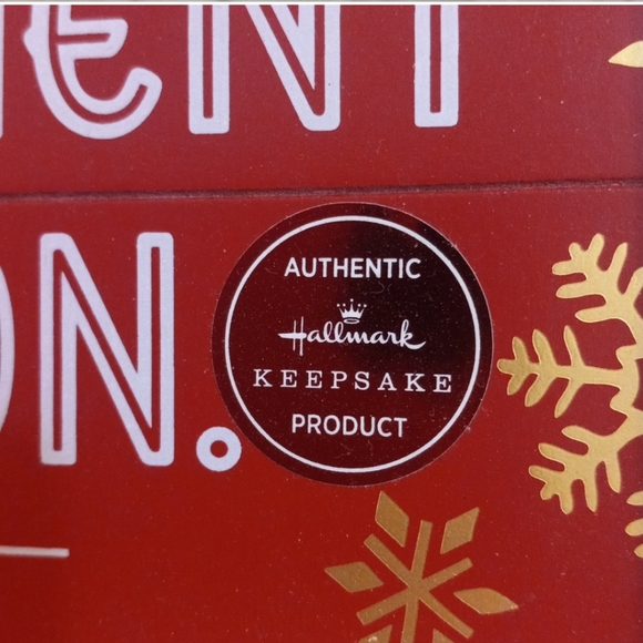 Hallmark Keepsake Christmas Ornament season Sign Block - Picture 5 of 5
